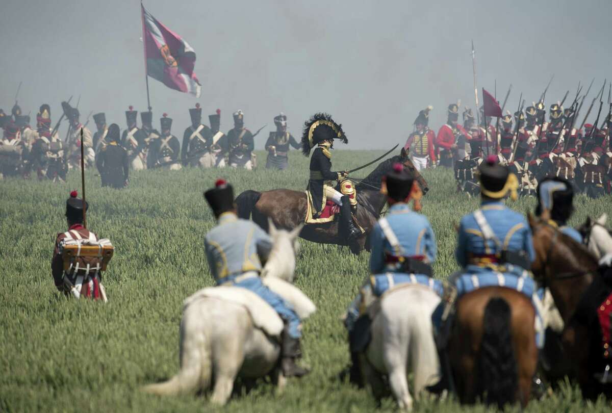 Napoleon faces defeat at Waterloo