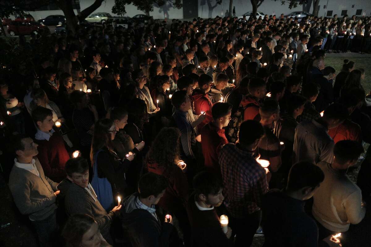 A candlelight vigil was held at Martin Luther King Jr. Civic Center Park in Berkeley, California, on Wednesday, June 17, 2015, in honor of the victims of the recent balcony collapse.