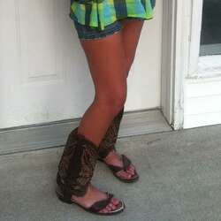 redneck boot sandals