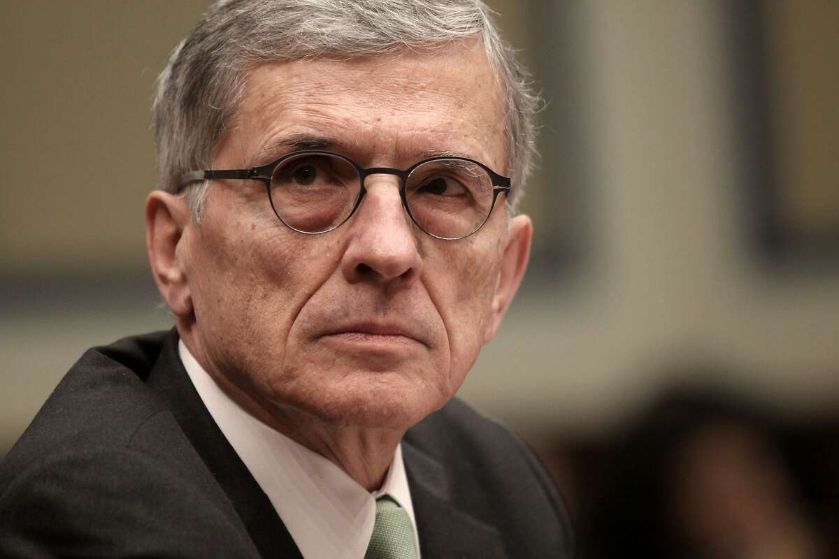 In this photo taken March 17, 2015, Federal Communications Commission (FCC) Chairman Tom Wheeler testifies on Capitol Hill in Washington. Tired of automated phone calls urging you to vote for a certain candidate or pitching a cruise vacation? You can now tell your phone company that federal regulators say it's OK to block them. The FCC on Thursday agreed that Verizon, AT&T and other telecommunication carriers aren't duty-bound to connect those annoying “robocalls” if a consumer doesn't want them. Consumer groups and several states had asked the federal regulator to clarify this point because phone companies have said they worry about running afoul of rules that require them to connect every call. (AP Photo/Lauren Victoria Burke)