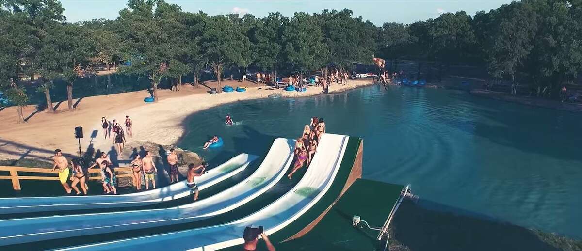 Viral video shows amazing Texas water slide in all its 'Royal' glory