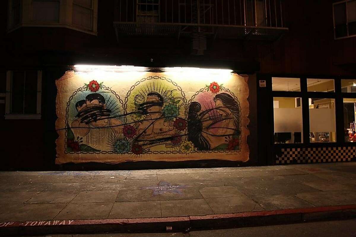 A mural celebrating LGBT culture in San Francisco's Mission District was defaced for the second time in a week.