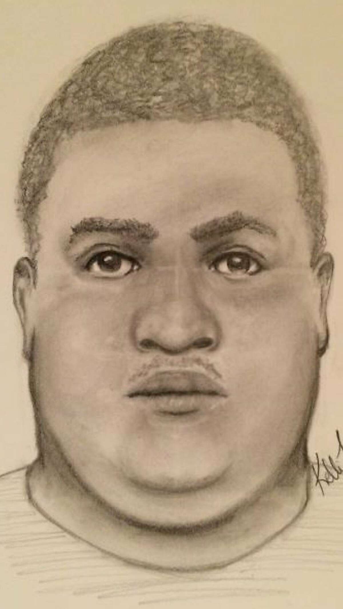 Police sketch of man sought in the 2014 slaying of Ayana Dominguez