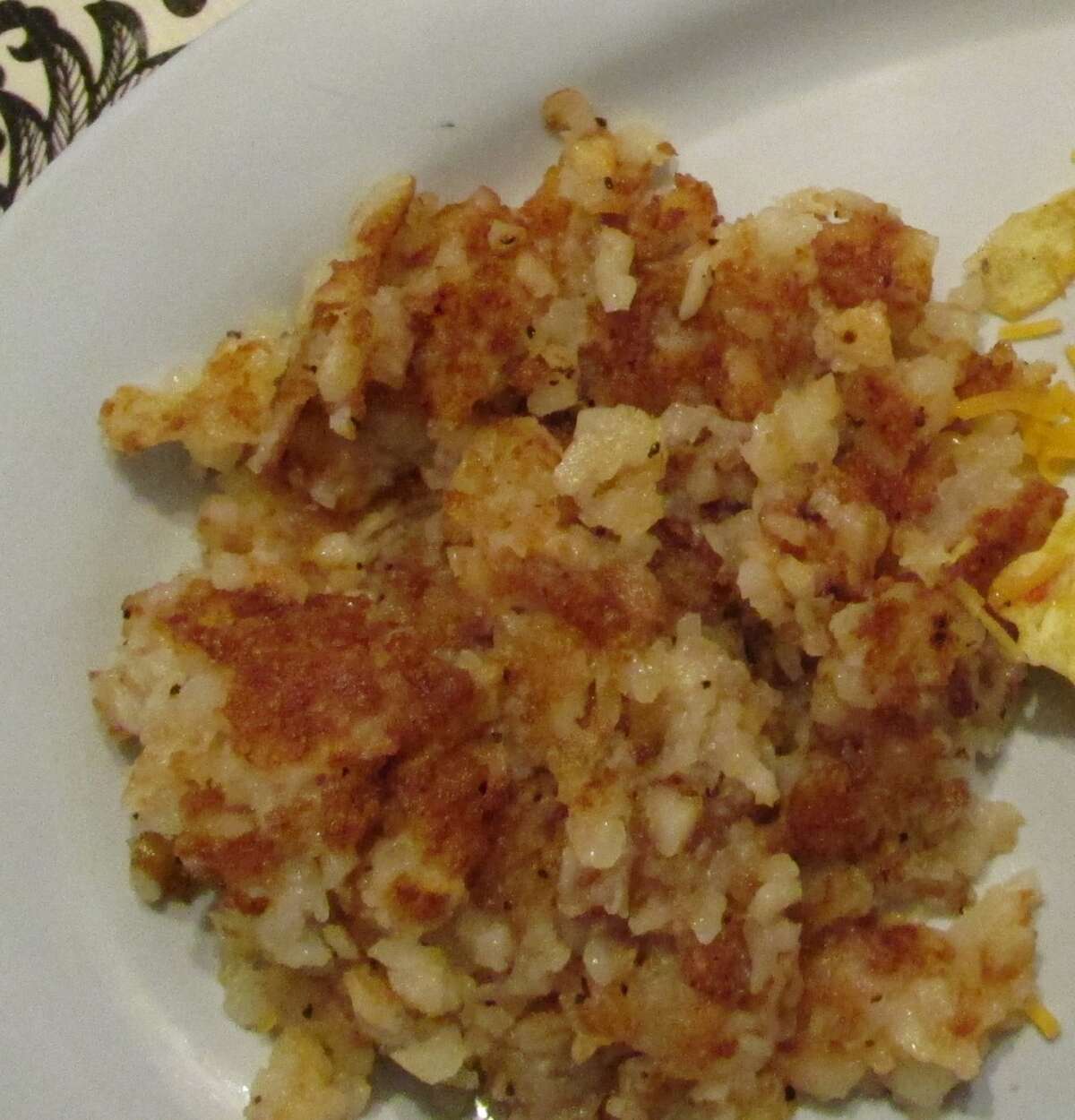 First breakfast:> Hash browns