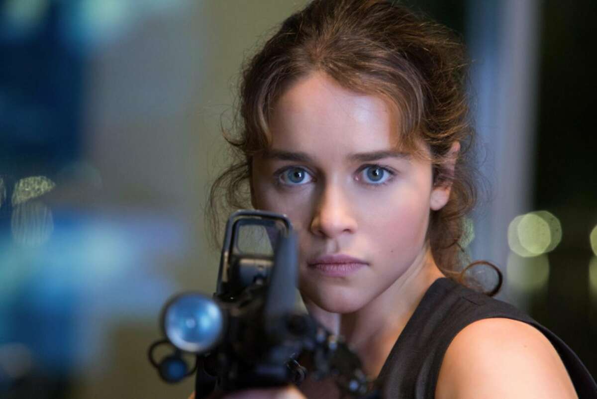Emilia Clarke plays the role of Sarah Connor in "Terminator Genisys." (Melissa Sue Gordon/Paramount Pictures/TNS)
