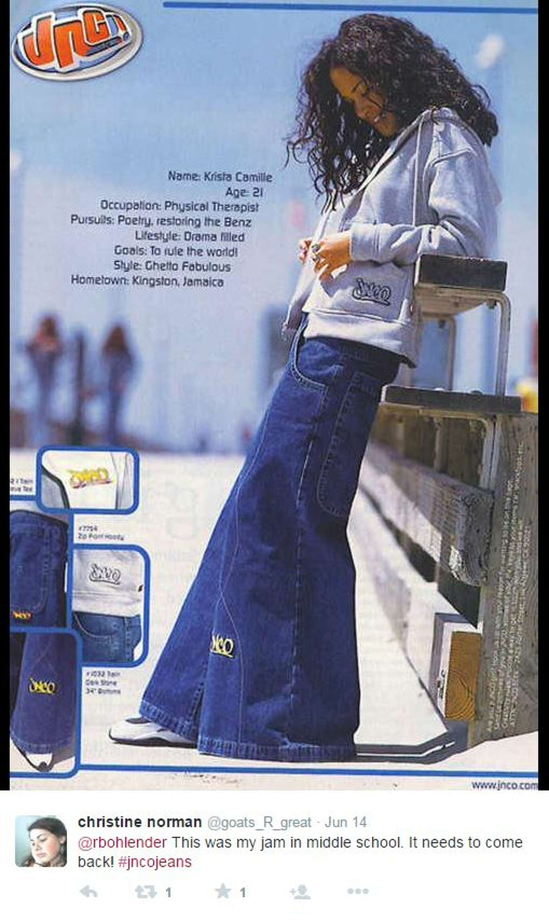 JNCO Vintage Jeans 90s Solid State Wide Leg Rave Pants Rare JNCO