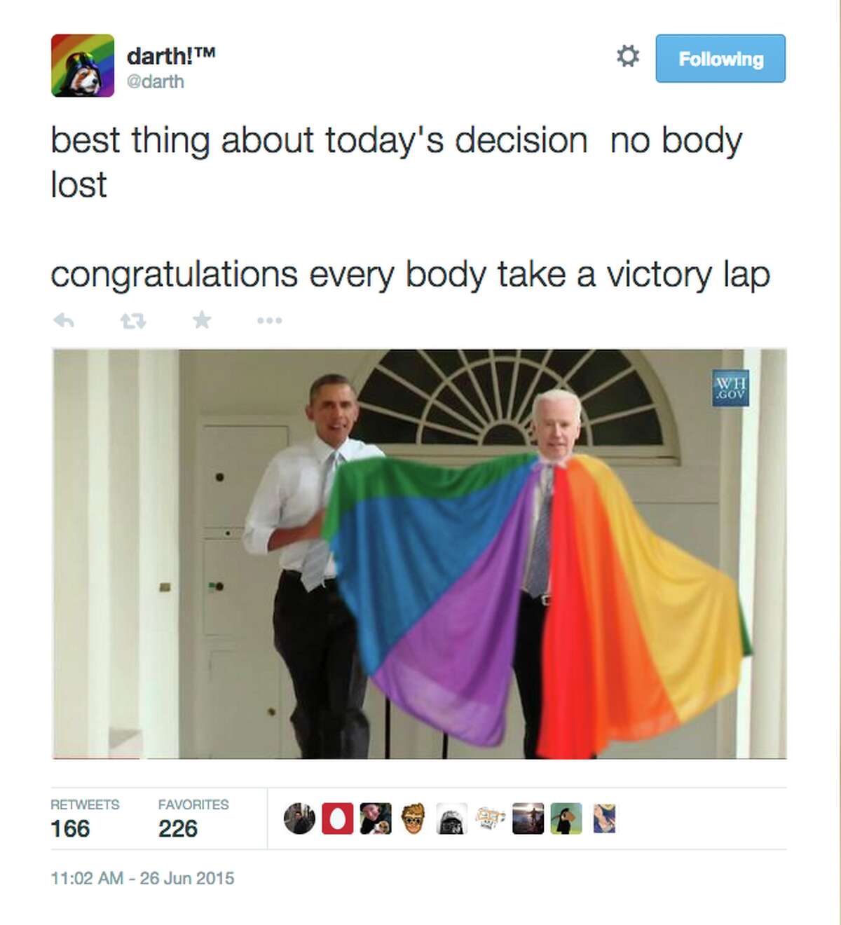 Internet memes on the historic marriage ruling