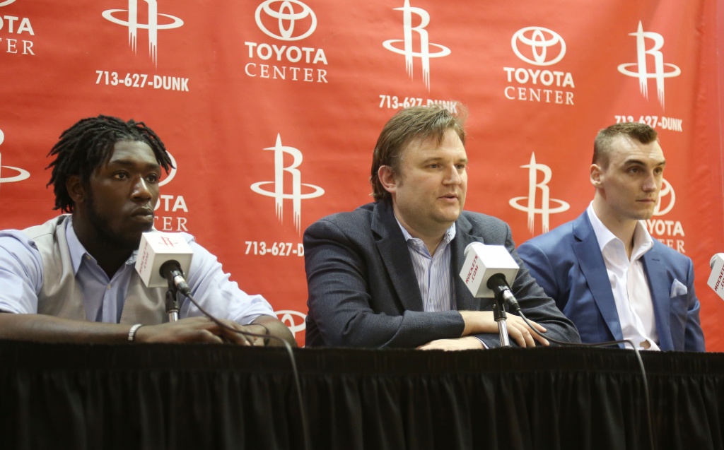 Rockets introduce two 2015 draft picks