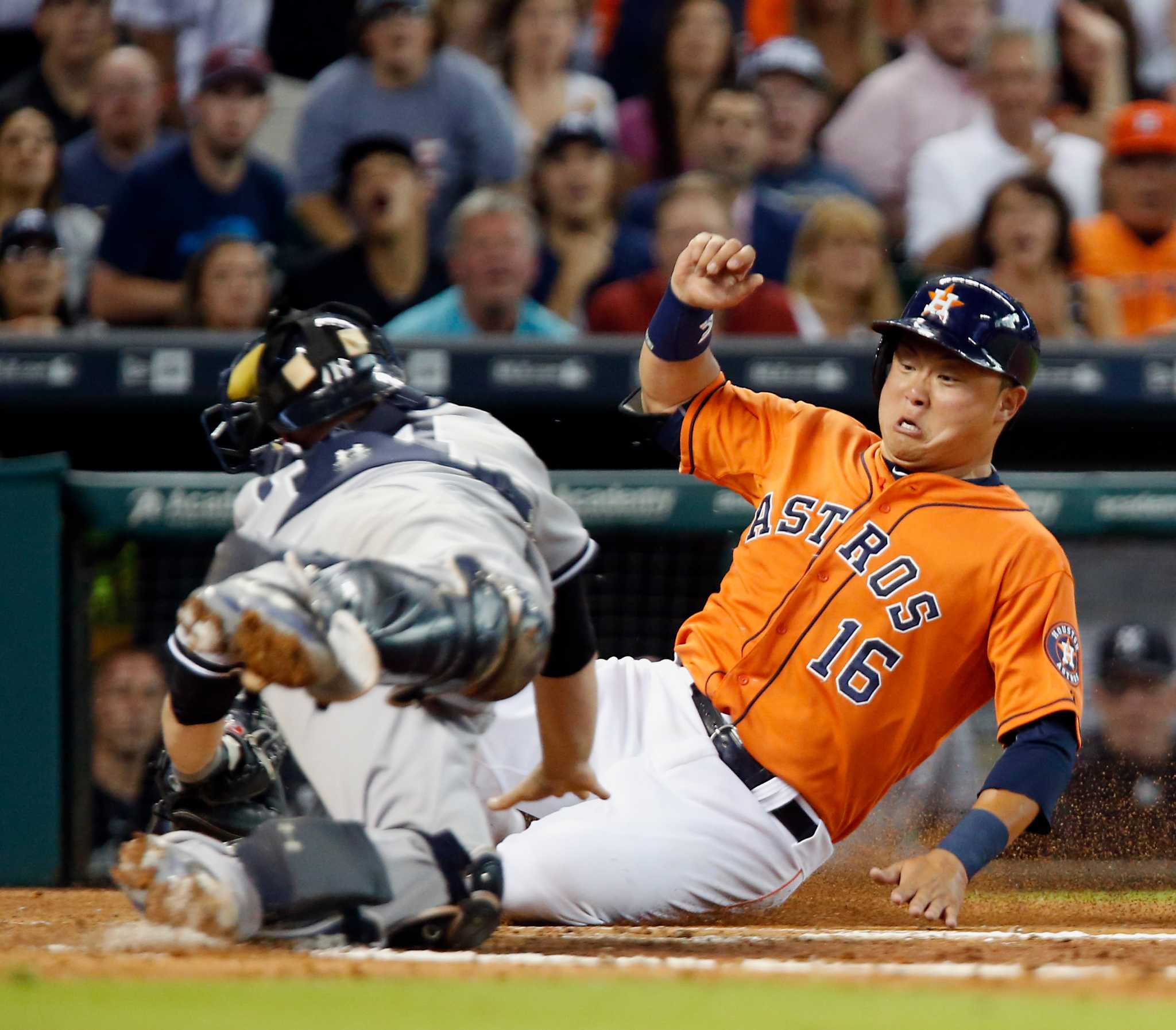 Astros catcher Brian McCann has fond memories of new team