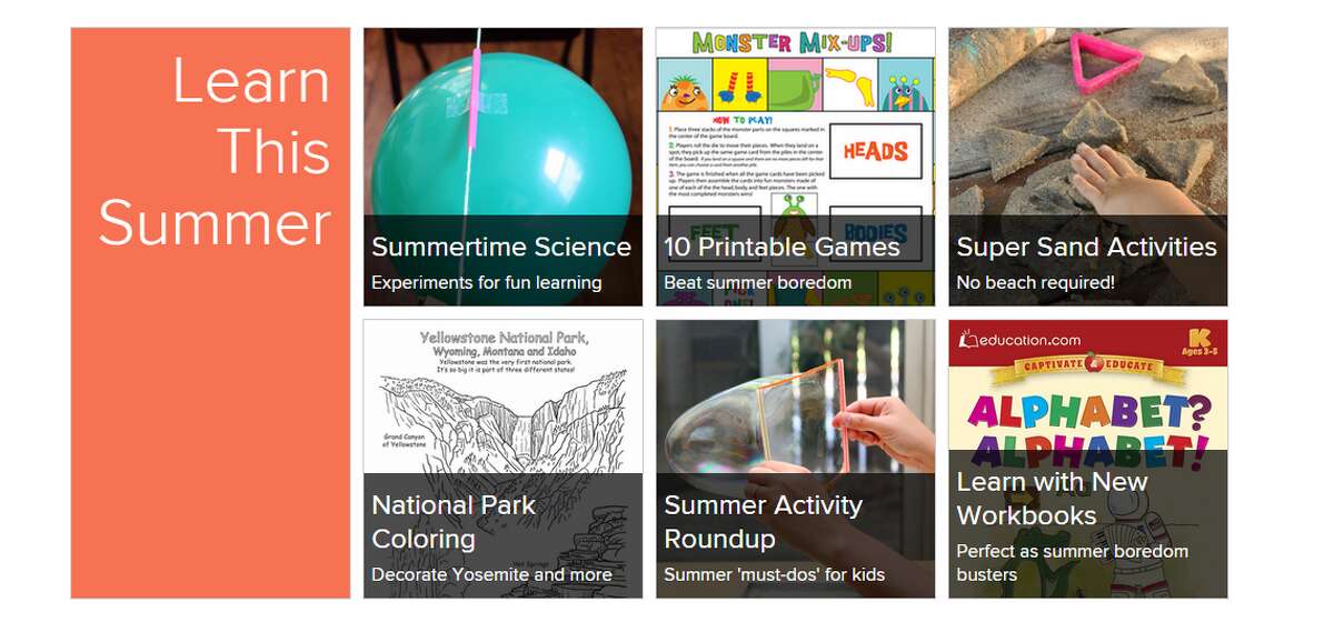Start your own at-home experience.Education.com , an academic resource for parents and educators, has created a Do-It-Yourself Summer Camp.