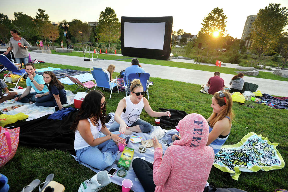 Movie Night draws nearly 350 as Hawksbill Pool swings into summer