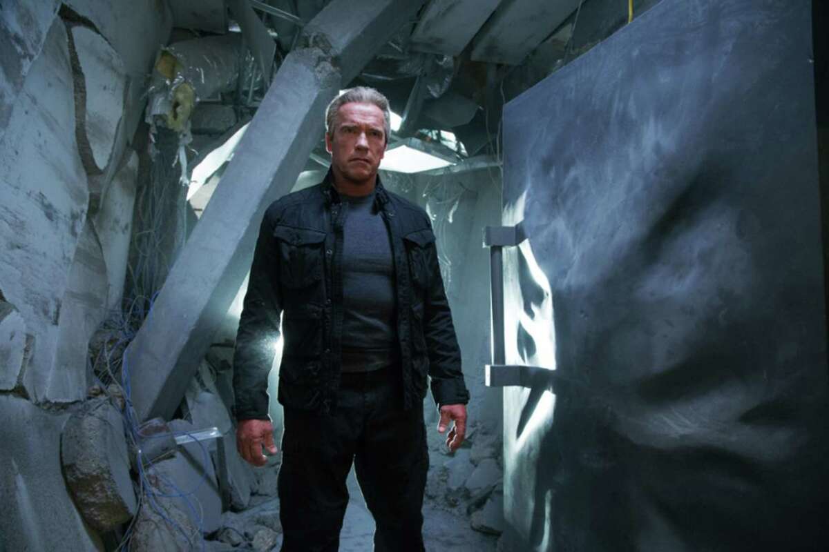 Arnold Schwarzenegger reprises his role as the Terminator in "Terminator Genisys." (Melissa Sue Gordon/Paramount Pictures/TNS)