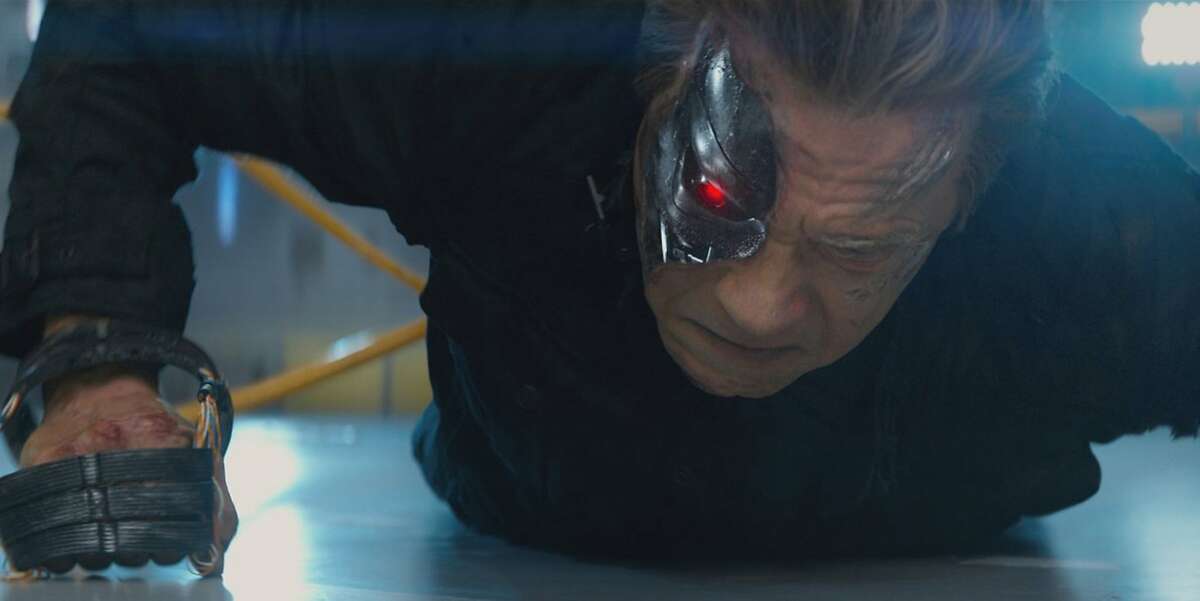 Arnold Schwarzenegger reprises his role as the Terminator in "Terminator Genisys." (Melissa Sue Gordon/Paramount Pictures/TNS)