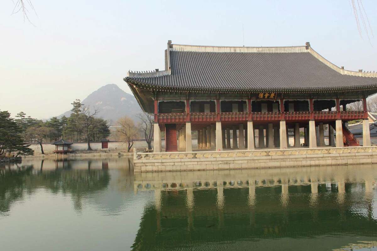 Gyeongbok Palace, built in the 1300s, is one of Korea's most well-known attractions and is located in the heart of Seoul.