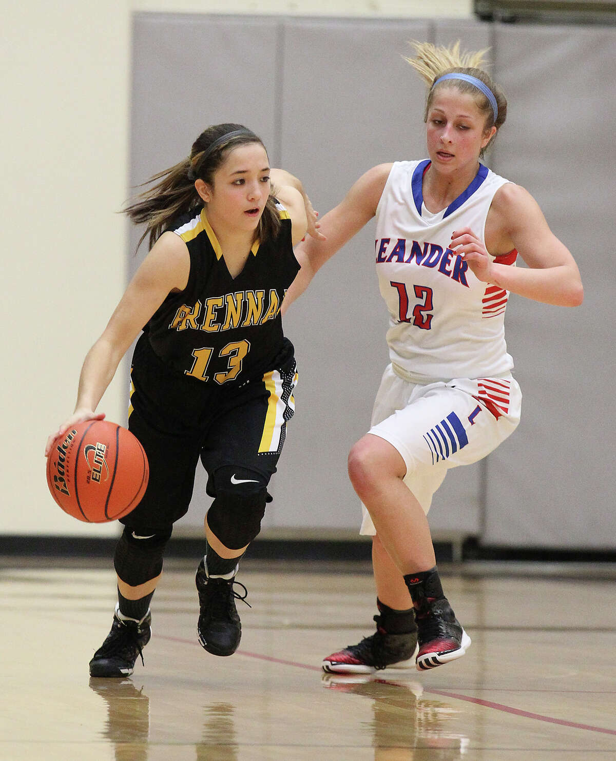 Brennan's Megan Valdez (13) was one of the stars at the recent Southeastern Louisiana University basketball camp for girls. The university offered the junior a scholorship to play next season.
