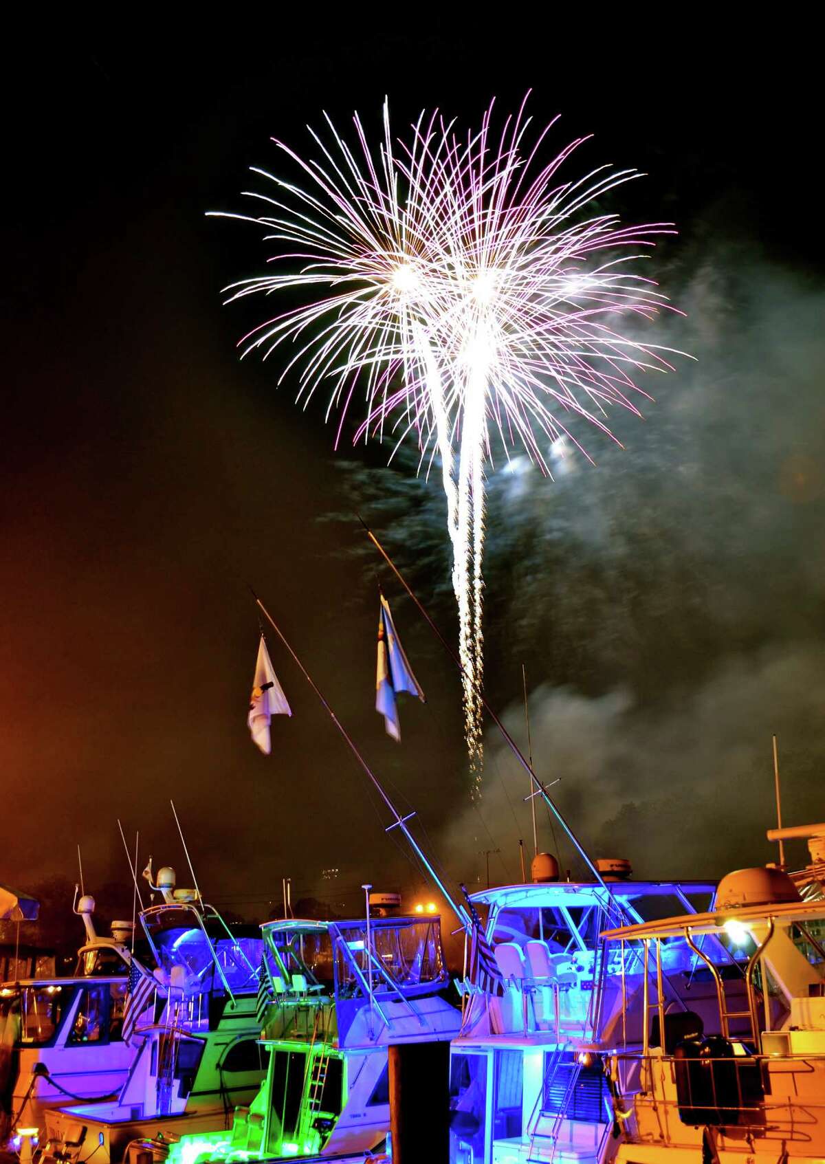 Fireworks at Lisman Landing in Milford