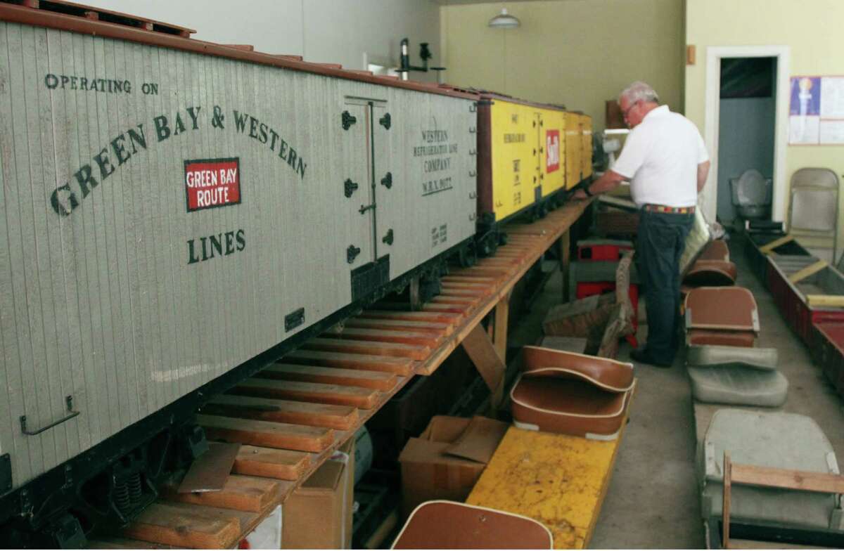 Dr. Mark BingÃ©­s collection of miniature train cars include some he built himself, others he bought from friends and several wagon cars for pulling Boy Scouts and other visitors on his private track.