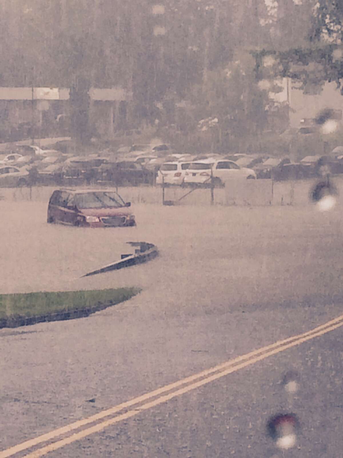 Danbury at around 4:00pm on Beaver Brook Rd. - right in front of Durkin Awnings. Photo courtesy Marc Huberman