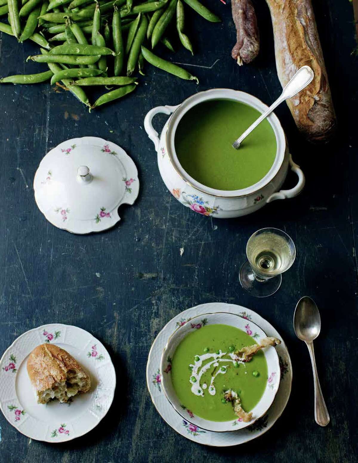 Chilled Garden Pea Velouté, reprinted from "A Kitchen in France: A Year of Cooking in My Farmhouse" (Clarkson Potter, an imprint of Random House LLC).
