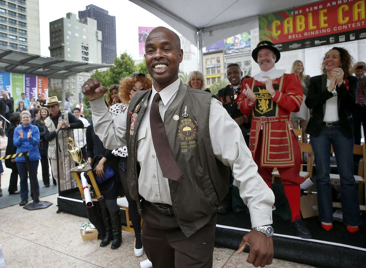 52nd annual Cable Car Bell-Ringing Contest Byron Cobb regained his title at the 54th Cable Car Bell-Ringing Contest in San Francisco. Click ahead to check out images from the last contest he won in 2015.