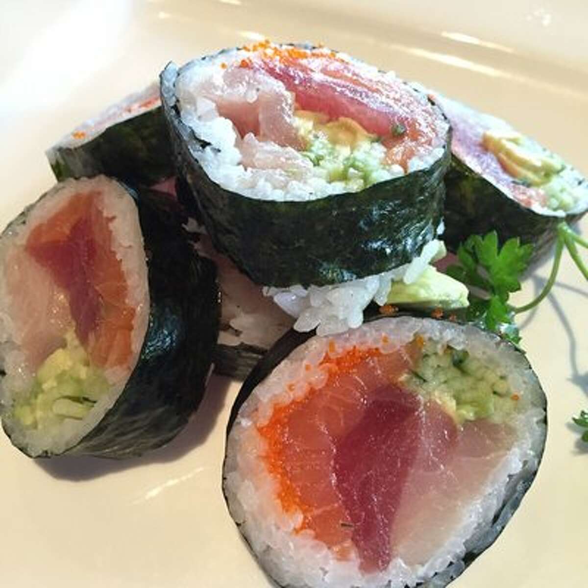 blue fish sushi