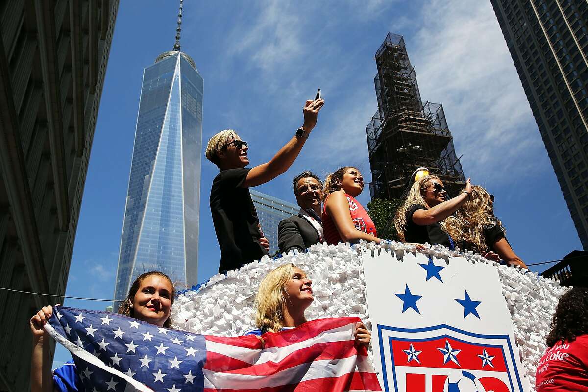 New York celebrates Women's World Cup winning U.S. Soccer with