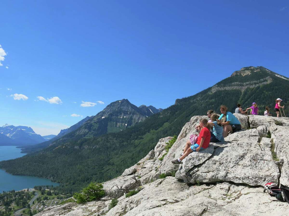 A climb up the Bear's Hump is a perfect family activity in Waterton Lakes, Alberta. It's a bit difficult, but not overly strenuous.