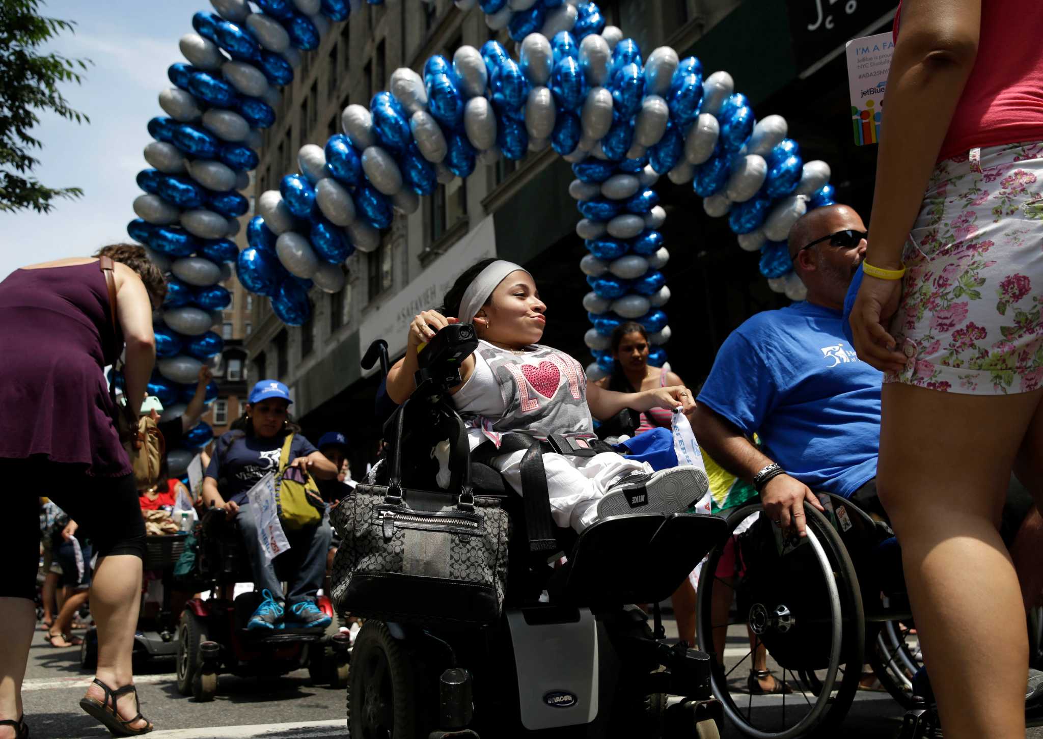 Disability pride parade draws thousands in New York City