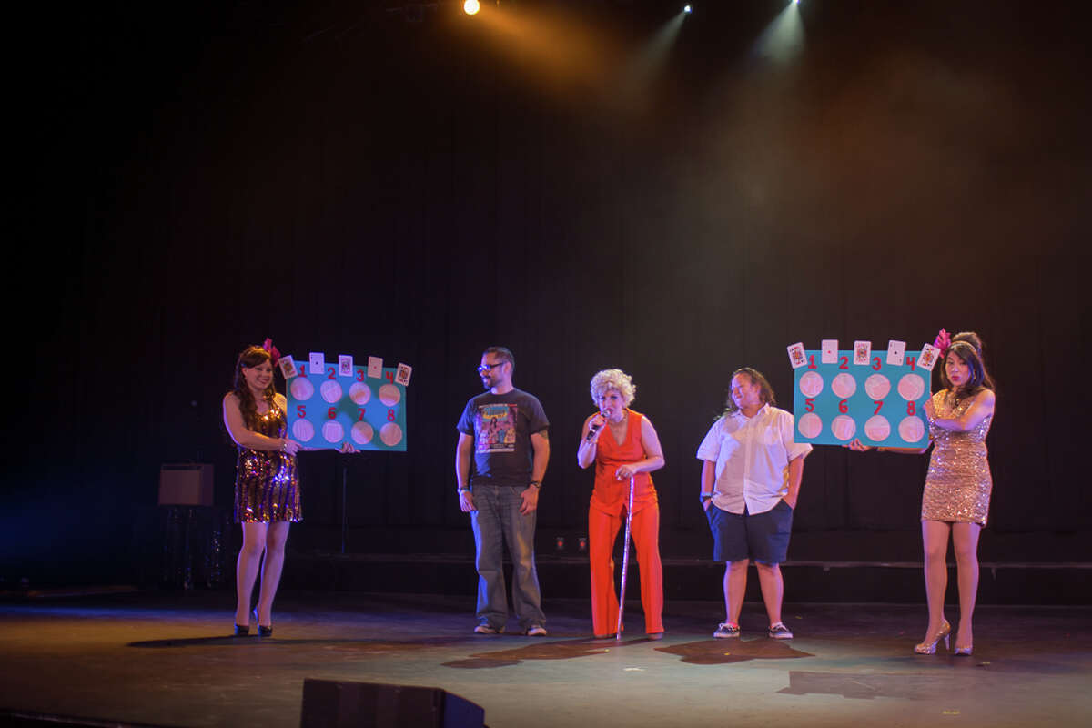 Stars & Garters Burlesque bare all in Vegasthemed Aztec Theatre