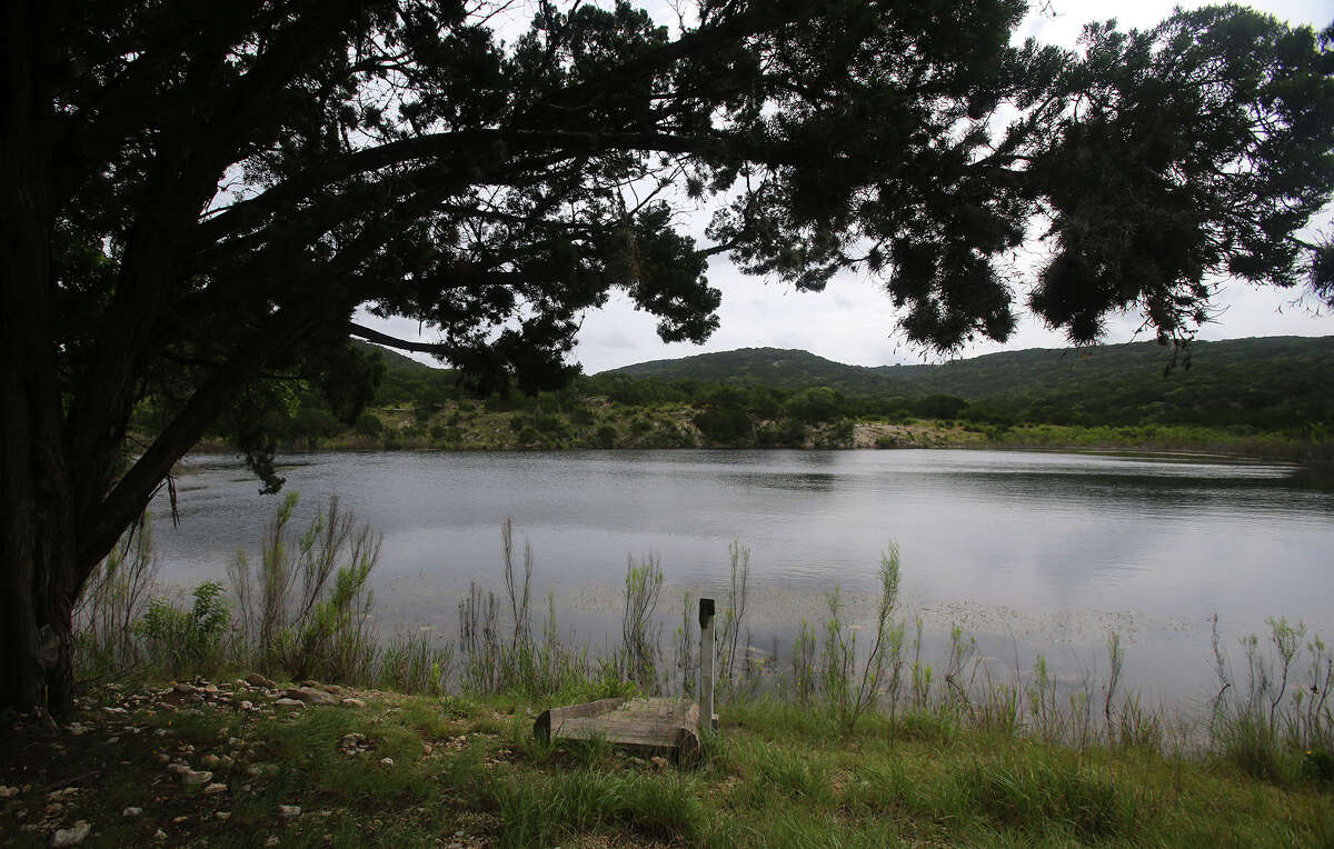 This area is known as Bessie's Pond at the Albert and Bessie Kronkosky State Natural Area. Located about seven miles west of Boerne on Highway 46, the land sprawls over 3,700 acres of Hill Country land and was acqiured by Texas Parks and Wildlife in 2011. Property superintendent James Rice says full public access to the area is a few years away until studies there are completed.