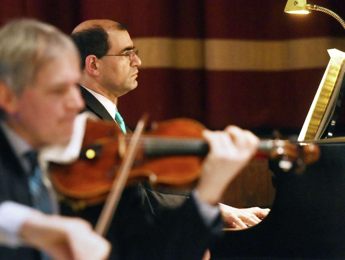 The Chamber Players of the Greenwich Symphony Orchestra will perform at the Greenwich Arts Council on Wednesday, July 22. The group’s pianist, Andrew Gordon, above, performs during the "Sunday Afternoons Live" series at First Congregational Church of Greenwich in February.