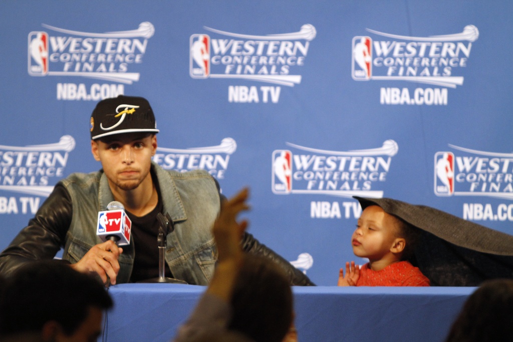 June 4, 2015: Riley Curry and the Super Important Press Conference