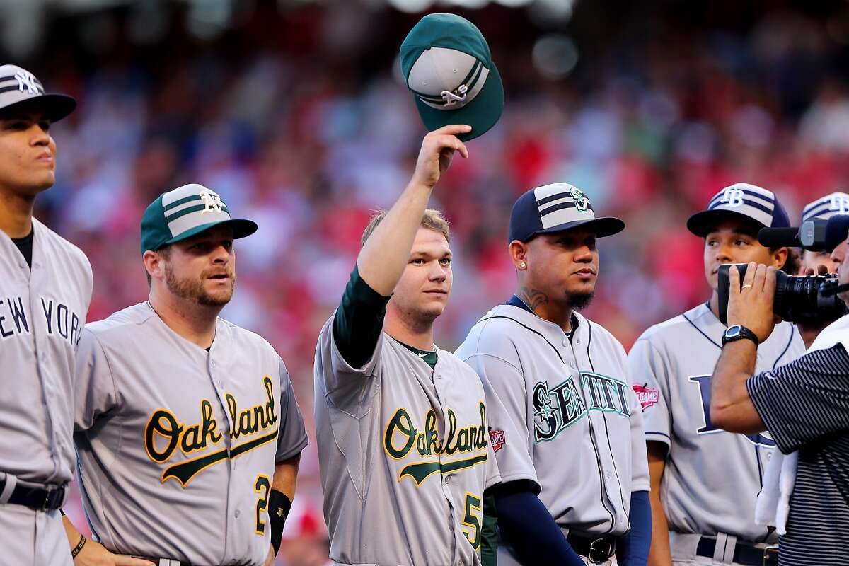 MLB All-Star Game 2015: Oakland A's Stephen Vogt and Sonny Gray