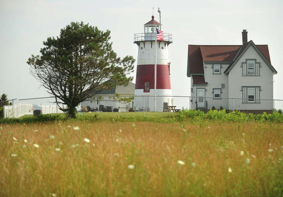 The Stratford Point lighthouse is operated by the U.S. Coast Guard in Stratford, Conn. on Wednesday, July 10, 2013.
