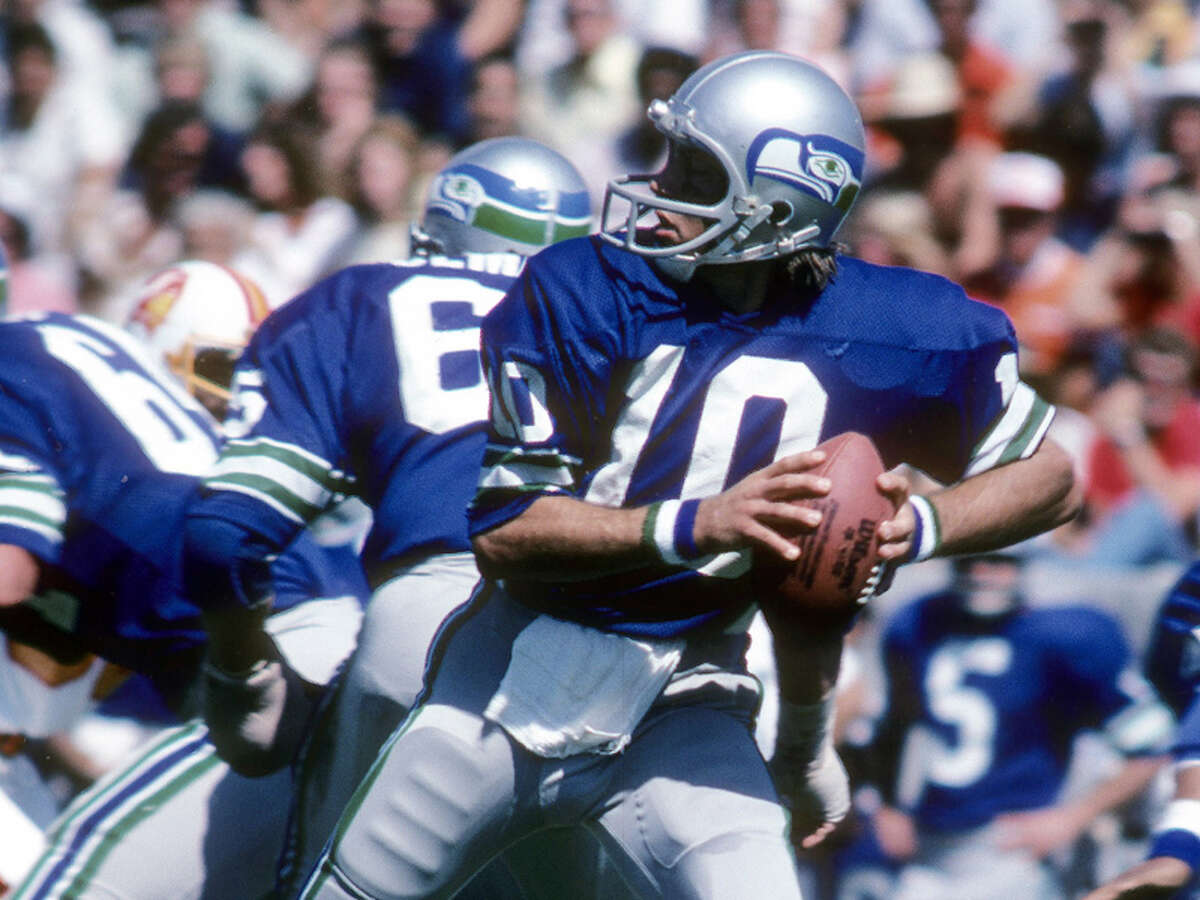 Oct. 16, 1976: Seahawks 13, at Tampa Bay Buccaneers 10 OK, fine. This low-scoring affair wasn't a classic by any means. What it was, was the first regular-season win in franchise history. Quarterback Jim Zorn (above) threw a 15-yard touchdown pass to wide receiver Sam McCullum less than two minutes into the second quarter for the game's only touchdown. That and two John Leypoldt field goals were enough to lift the Hawks over fellow expansion team Tampa Bay. Seattle would go on to win just one more game the entire season, finishing their inaugural campaign 2-12. Though they had some good moments through their first seven seasons -- including back-to-back 9-7 campaigns in 1978 and 1979 -- they wouldn't sniff the playoffs until Chuck Knox came to town.