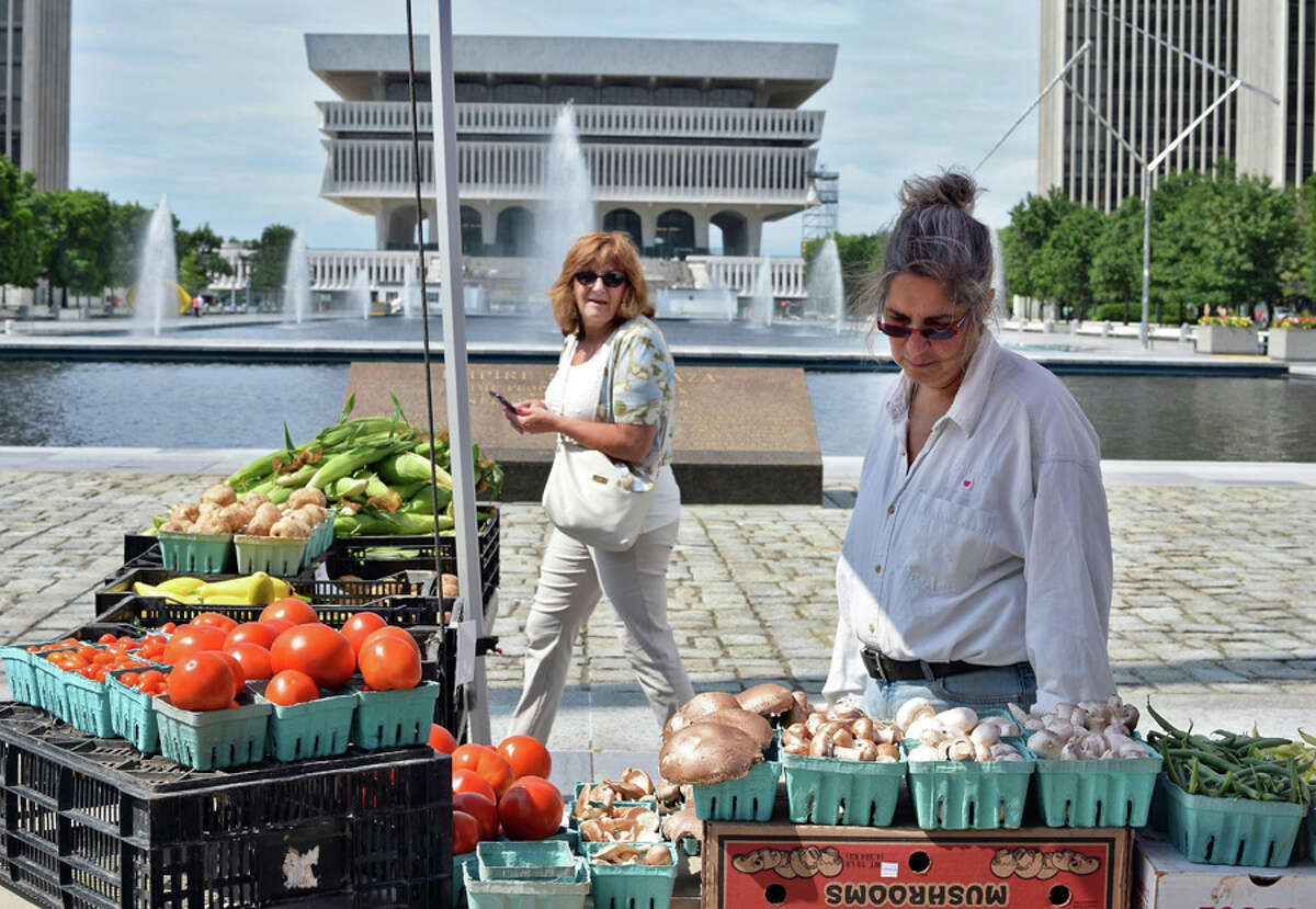 Farmer’s Market at the Empire State Plaza . Different vendors come together to sell a variety of produce, products, clothes, and more. When: Friday, July 31, 10 a.m. - 2 p.m. Where: Empire State Plaza, downtown Albany