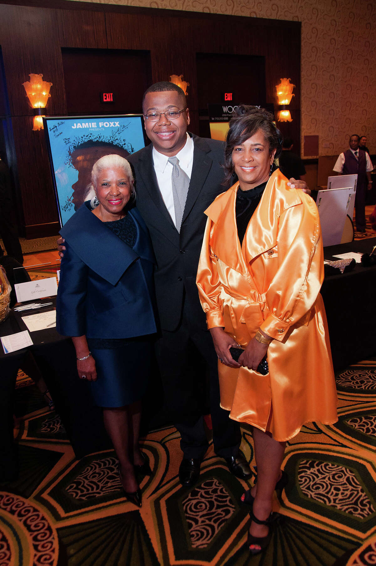 Annette Cluff, Sherman Lewis III and Vernita Harris attended the Houston NAACP 2012 Freedom Fund Gala on Friday, Oct. 26, 2012, at the Hilton Americas.