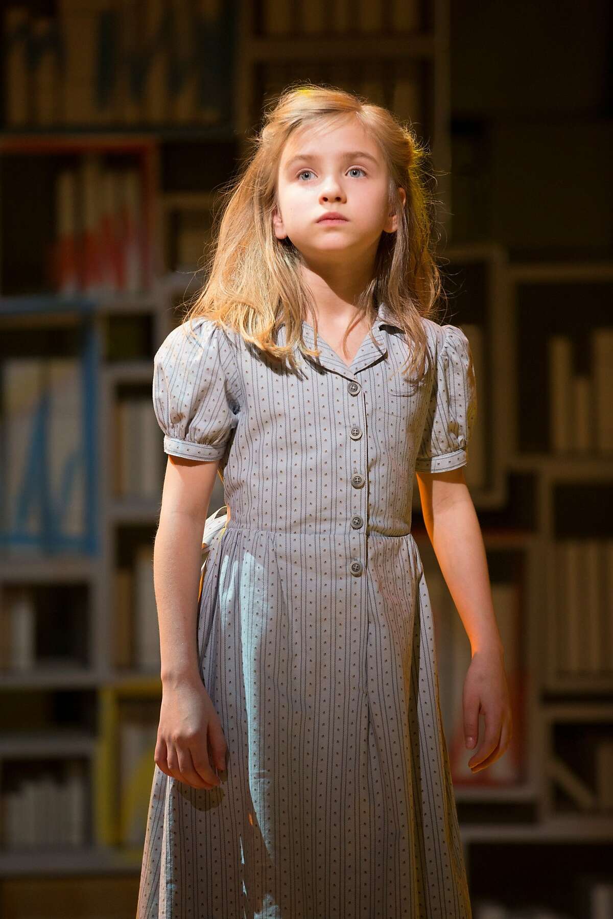 Mabel Tyler as the precocious and resourceful Matilda in "Matilda the Musical"