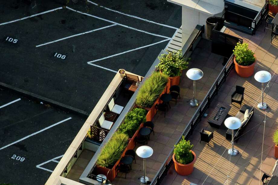 Seattle's roof decks from the air