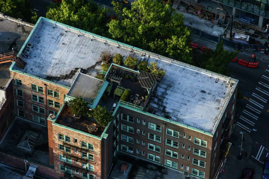 Seattle's roof decks from the air