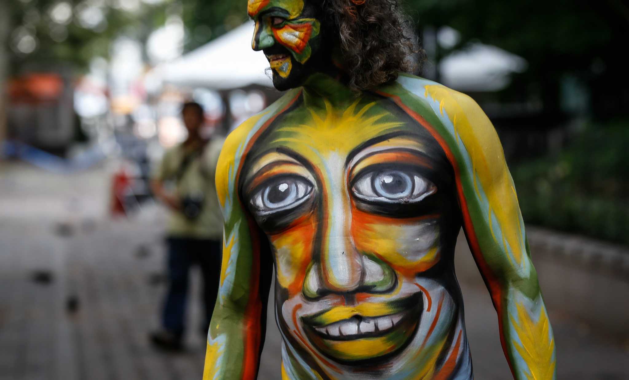 Nudists Advocate For More Adults To Opt For Body Paint Costumes At