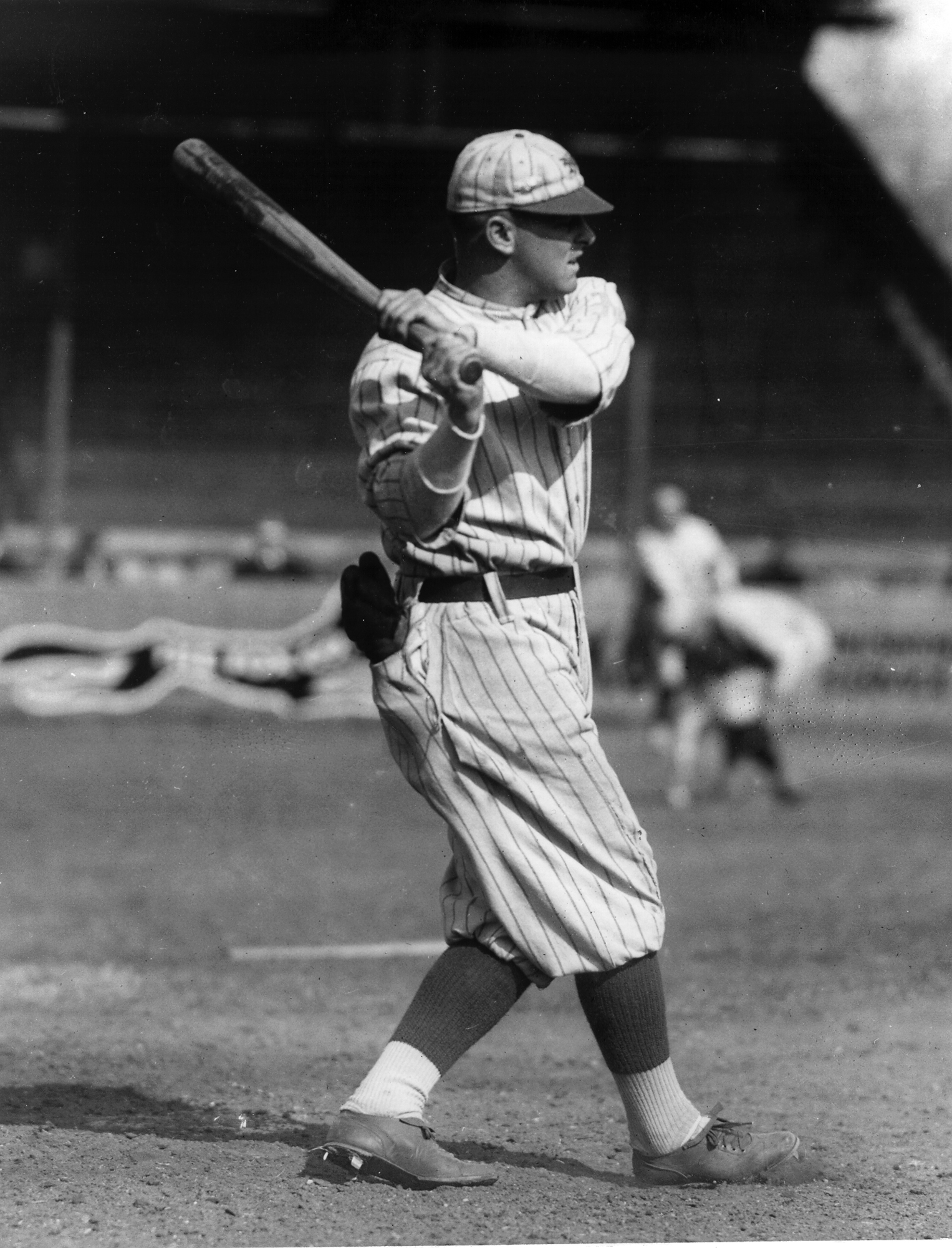 New York Yankees, Babe Ruth at bat, circa 1925. News Photo - Getty