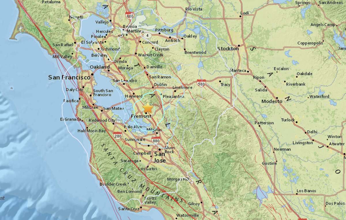 An earthquake with preliminary magnitude of 4.0 struck near Fremont on Tuesday morning.