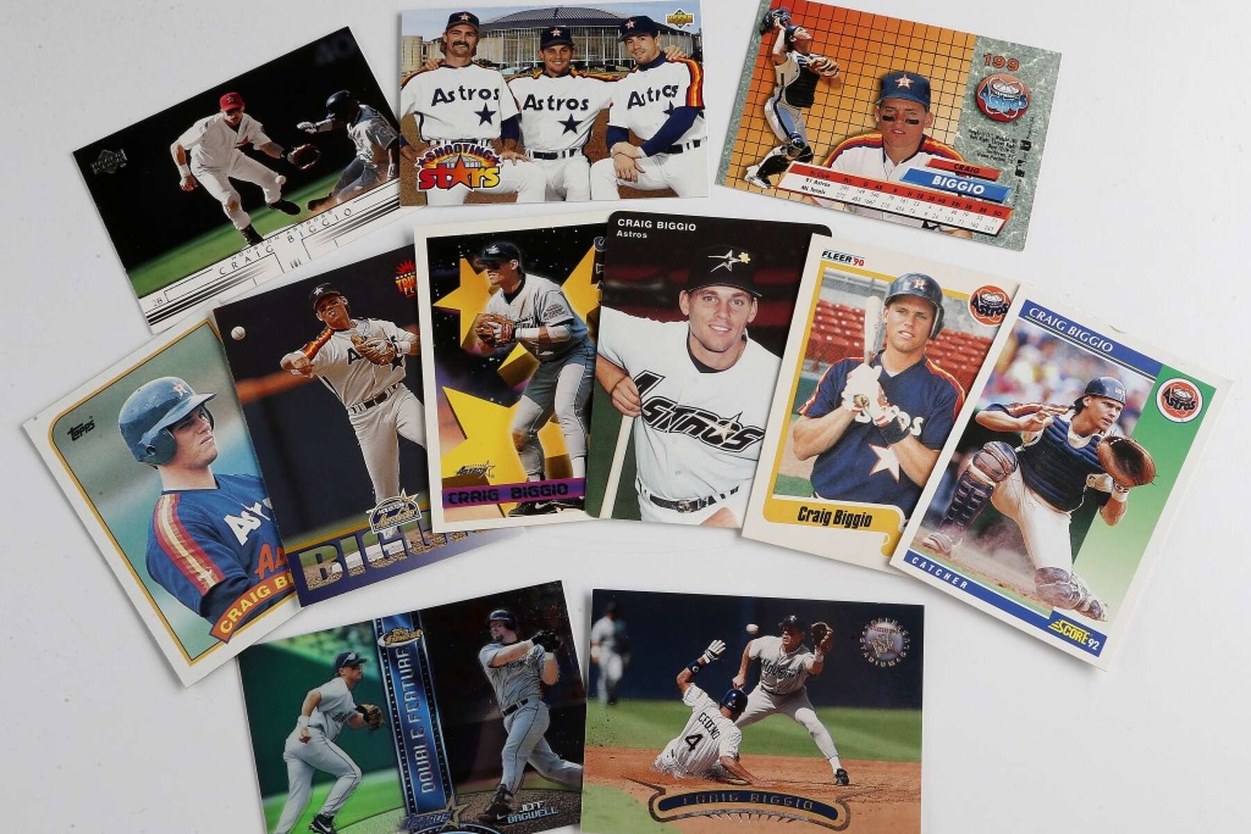 Astros' all-time lineup based on their baseball cards