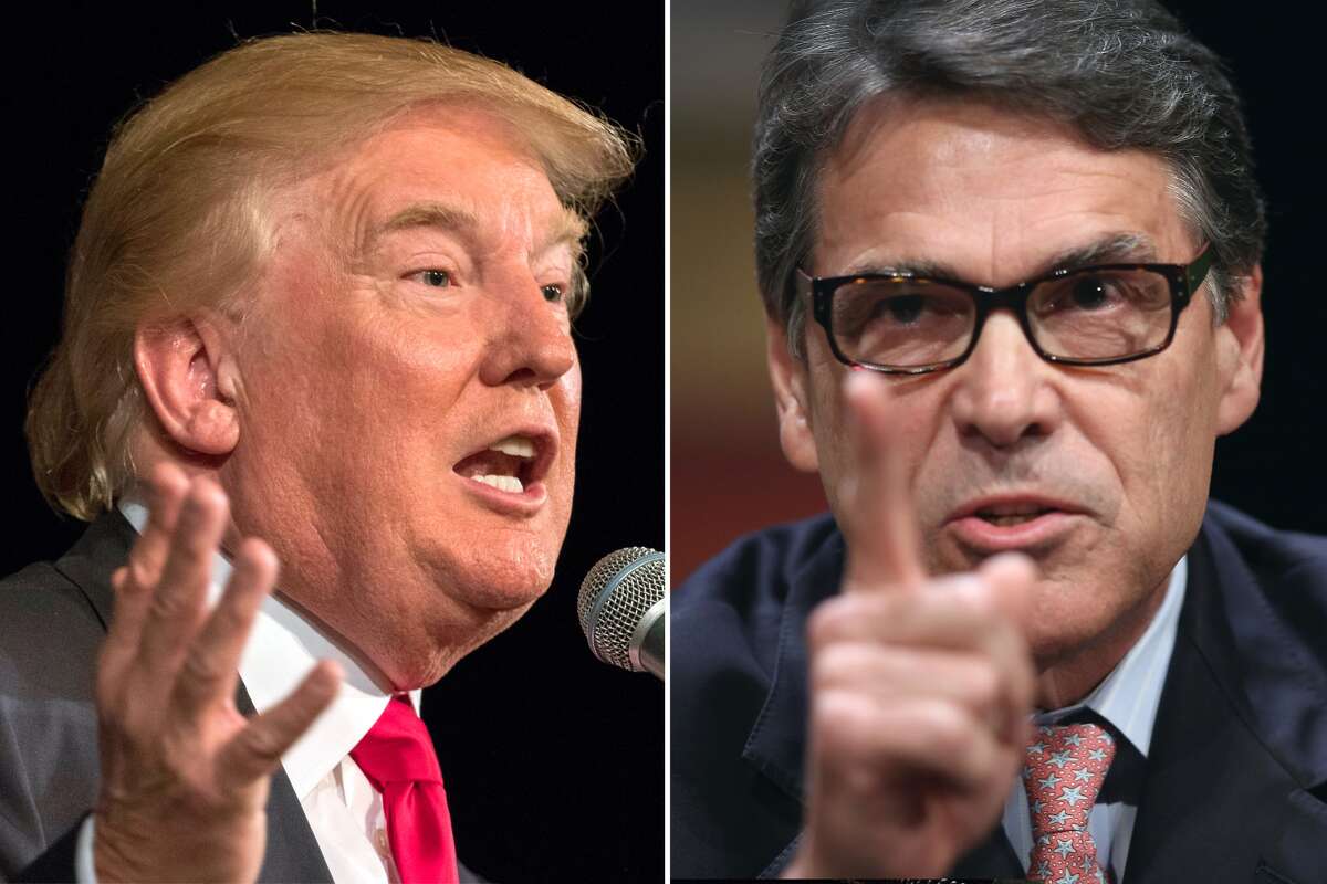 Donald Trump and Rick Perry.