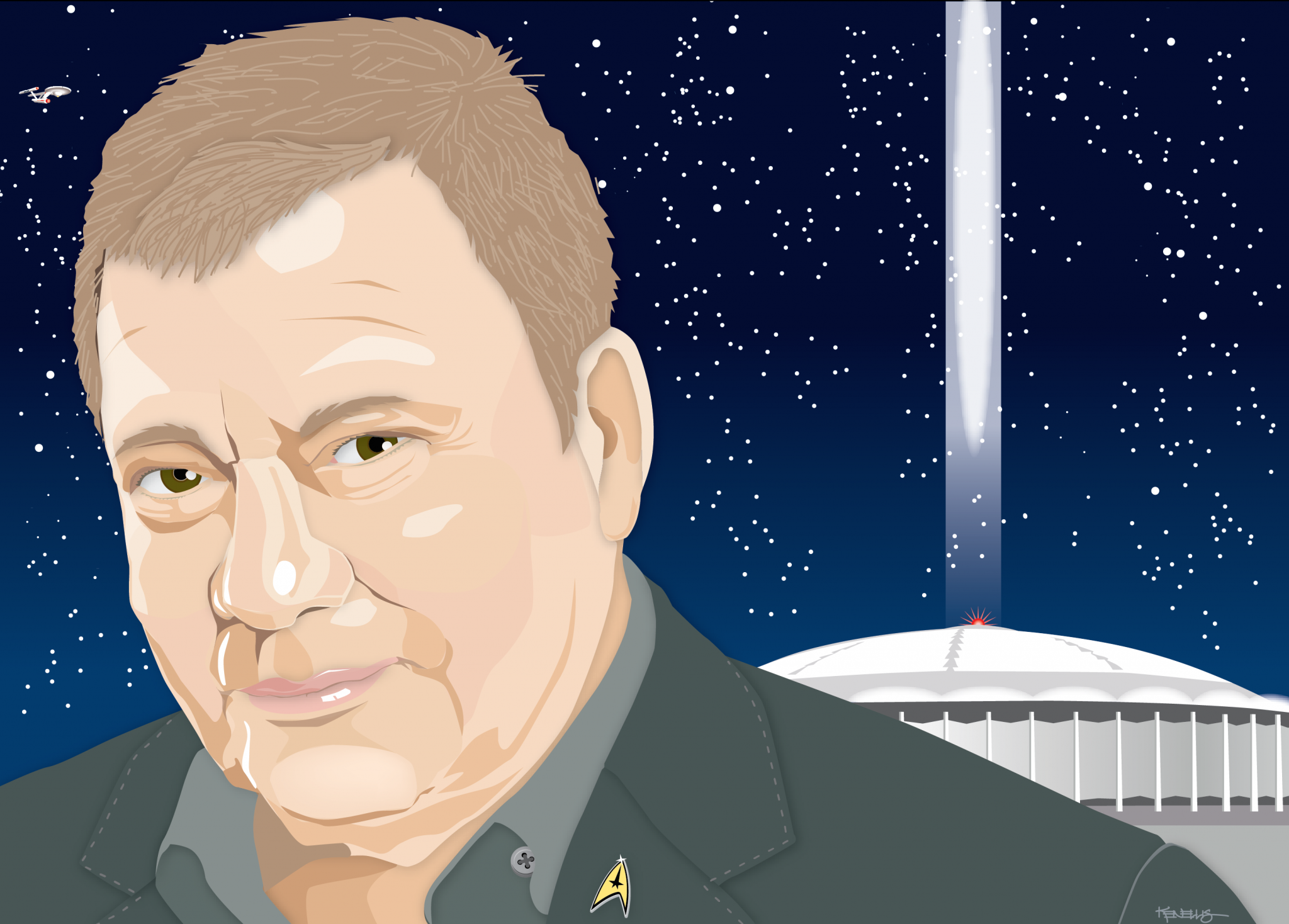 William Shatner beams into Space City Comic Con