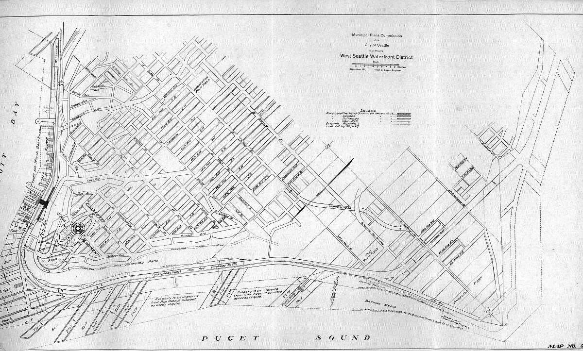 What would Seattle be like today if the 'Bogue' plan passed in 1912?