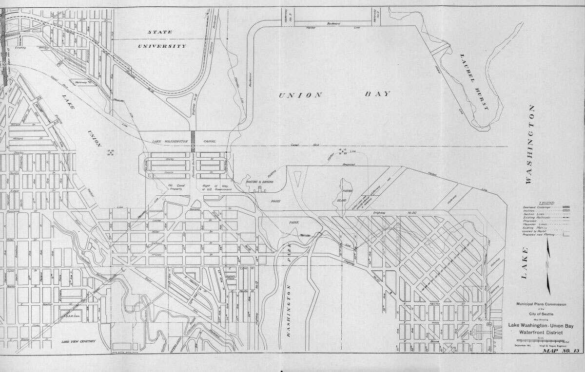 What would Seattle be like today if the 'Bogue' plan passed in 1912?