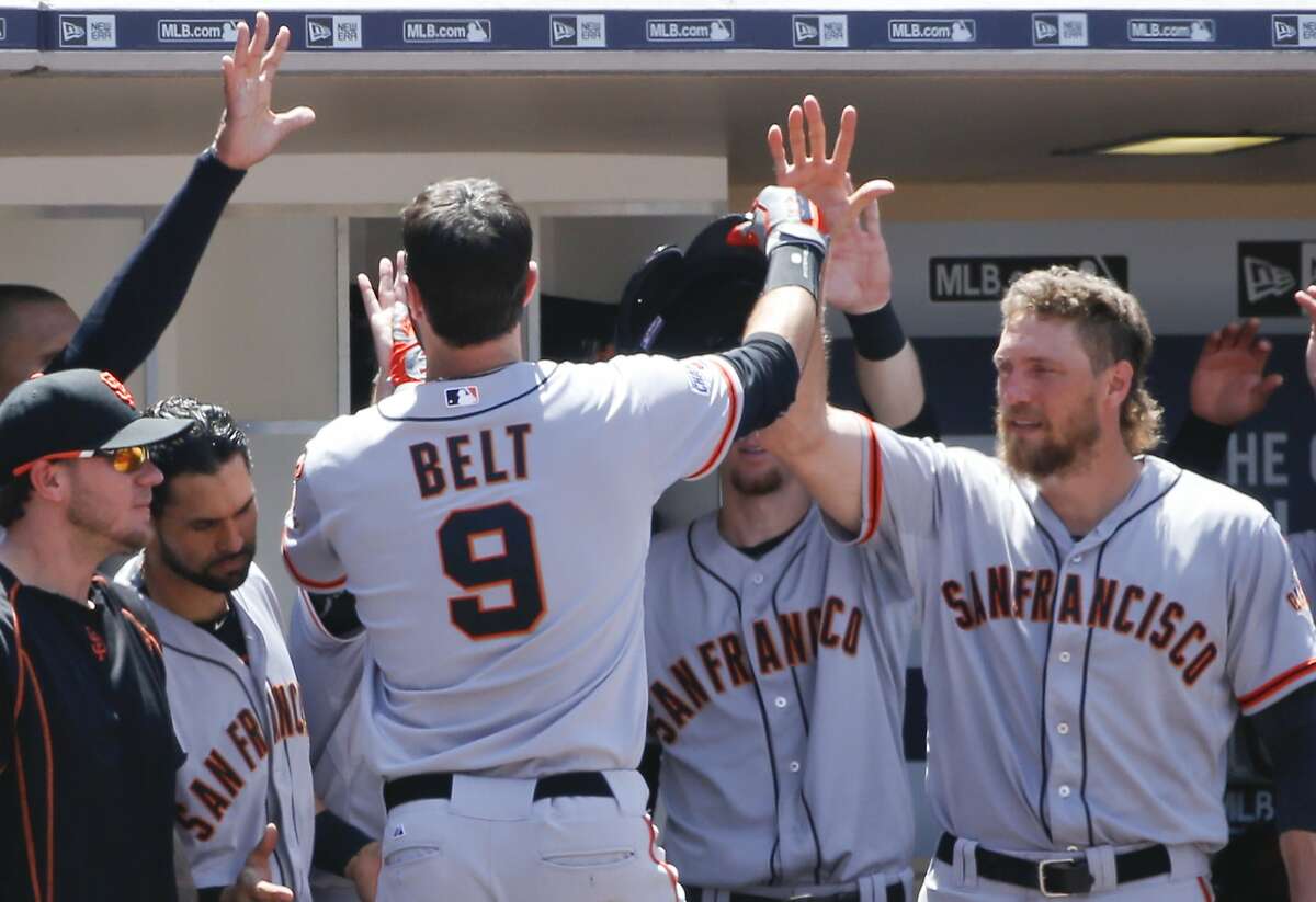 San Francisco Giants' Joe Panik Models Team's 2015 Jerseys