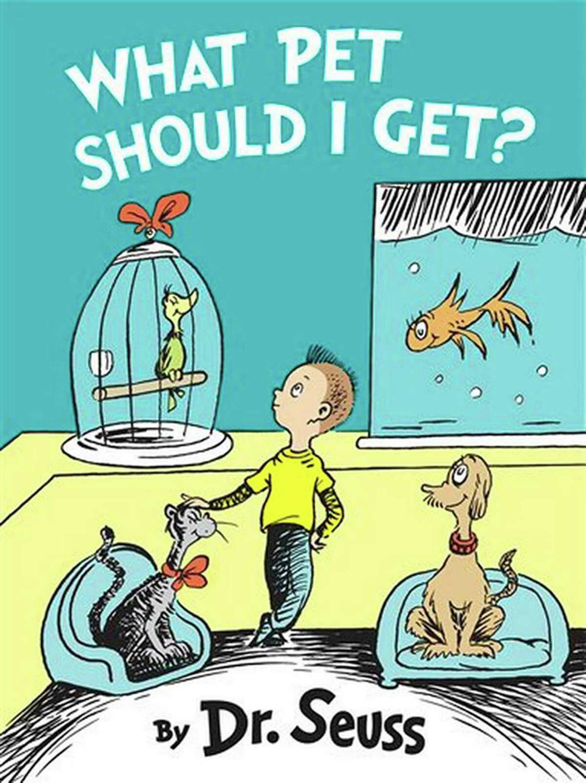 "What Pet Should I Get?" by Dr. Seuss, is coming out July 28. This never-before-seen book will be celebrated on its release day at the Barnes and Noble bookstore in Danbury. The event, which begins at 7 p.m., is part of the store's Dr. Seuss Spectacular, which continues on July 31. (Handout/TNS)